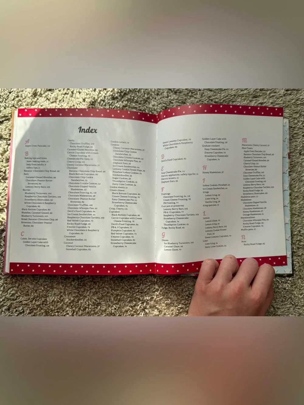 American Girl Baking Cookbook by Williams-Sonoma Kid-Friendly Recipes Hardcover
